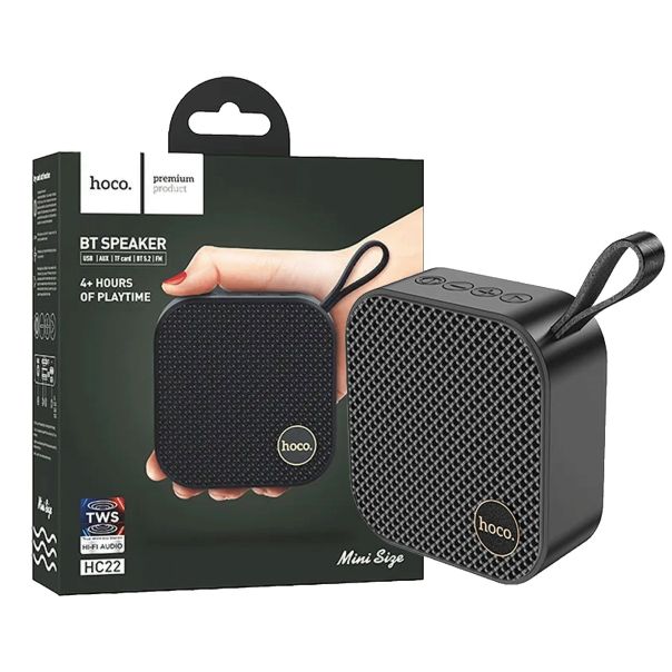 hoco. Bežični Bluetooth zvučnik HC22, crna - 34840