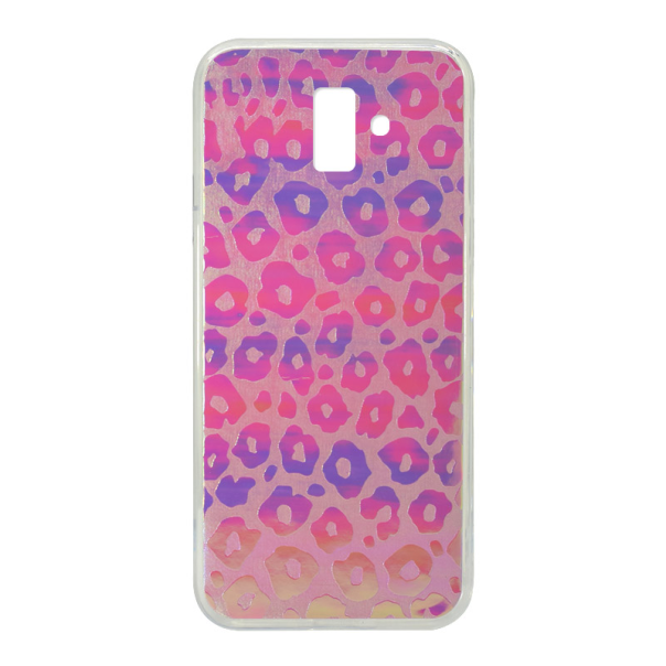 Maska za Samsung J6 Plus/ J610FN (2018) roze Hologram 3D Leopard - 035842