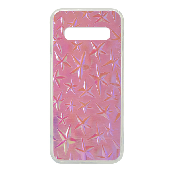 Maska za Samsung S10 Plus/ G975 Hologram 3D Star roze - 035796