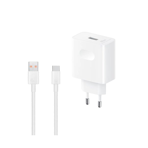 HONOR kućni punjač super charge 80W, Type A na Type C, bela - EP3025394