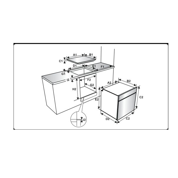 VOX Ugradni set HOPSBDT7815B3D - HOPSBDT7815B3D