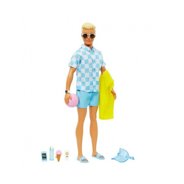 BARBIE Ken na plaži - HPL74