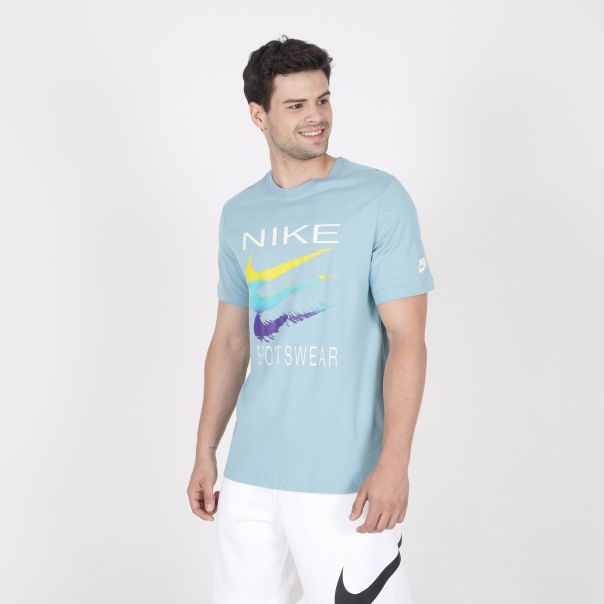NIKE Majica kratak rukav nsw tee 6mo swsh sp25 M - HQ8094-464