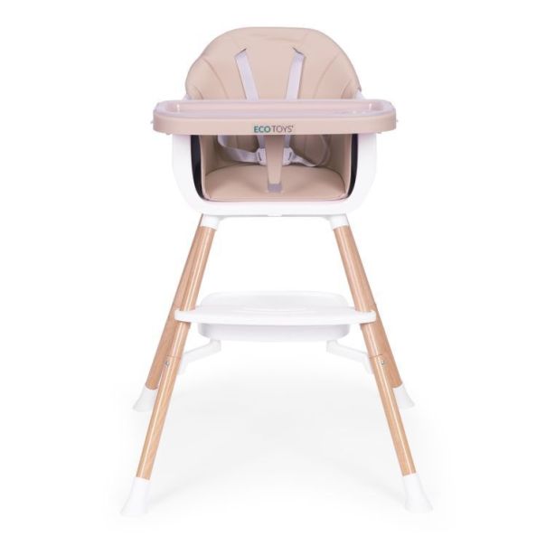 ECO TOYS Hranilica za bebe 2u1, bež - HC508 BEIGE