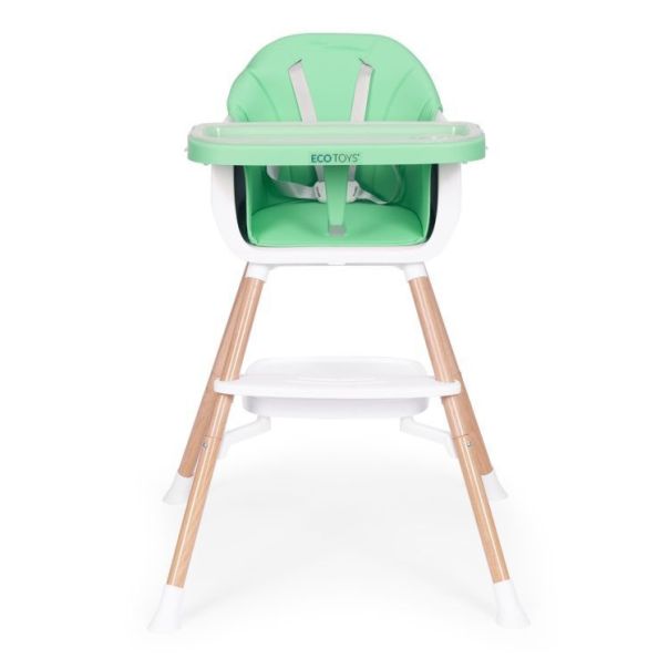 ECO TOYS Hranilica za bebe 2u1, zelena - HC508 GREEN