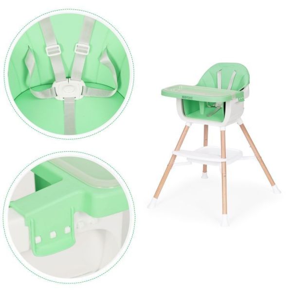 ECO TOYS Hranilica za bebe 2u1, zelena - HC508 GREEN