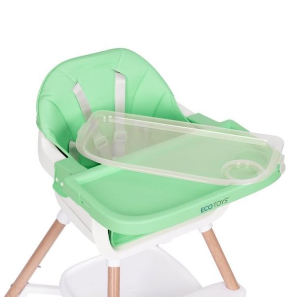 ECO TOYS Hranilica za bebe 2u1, zelena - HC508 GREEN