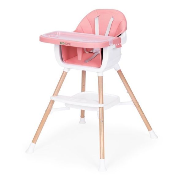 ECO TOYS Hranilica za bebe 2u1, pink - HC508 PINK