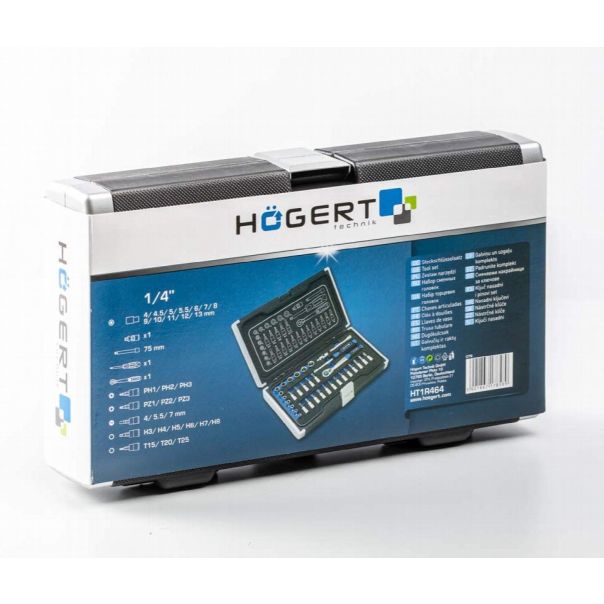HOGERT Set alata bitovi i nasadni ključevi od 34 kom - HT1R464