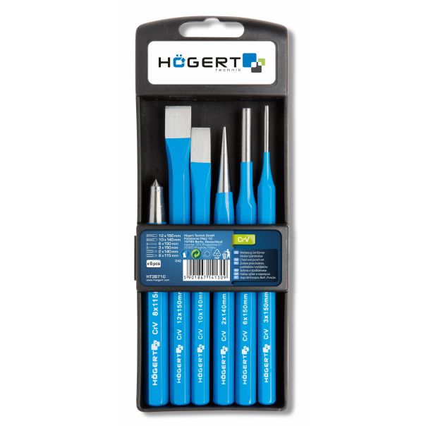 HOGERT Set dleta i izbijača 6 kom - HT3B710