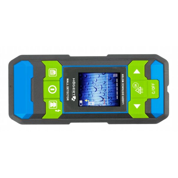 HOGERT Detektor profila s laserskim metrom 40m - HT4M342
