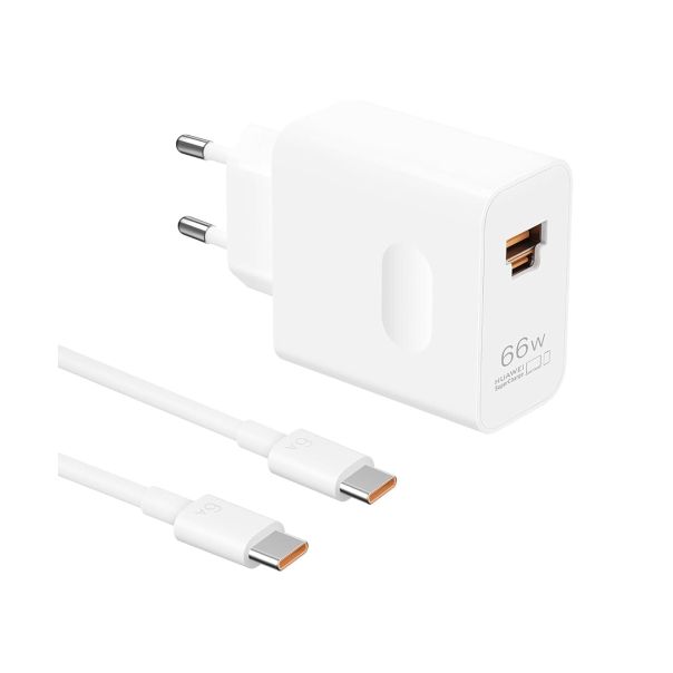 HUAWEI Punjač A061 66W sa kablom, bela - EP2686910