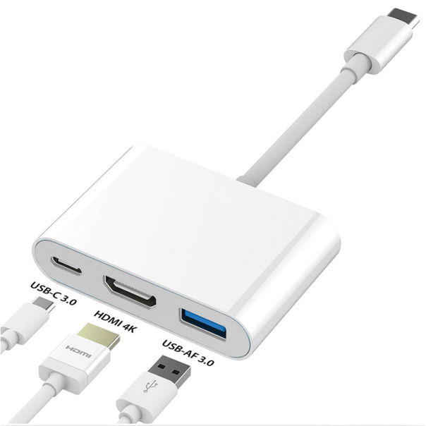 Hub adapter Type-C na Type-C+ USB+ HDMI - 043649