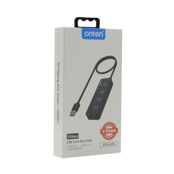 Hub USB 3.0 sa 4 porta (3x USB 2.0 + 1x USB 3.0) 1m (OTN-2305) Onten - EP2922538