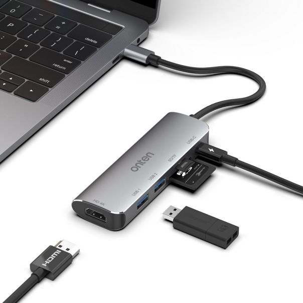 Hub USB Type-C Dock stanica sa HDMI 4K + SD/TF 3.0 + 2x USB 3.0 + USB Type-C - EP2878936