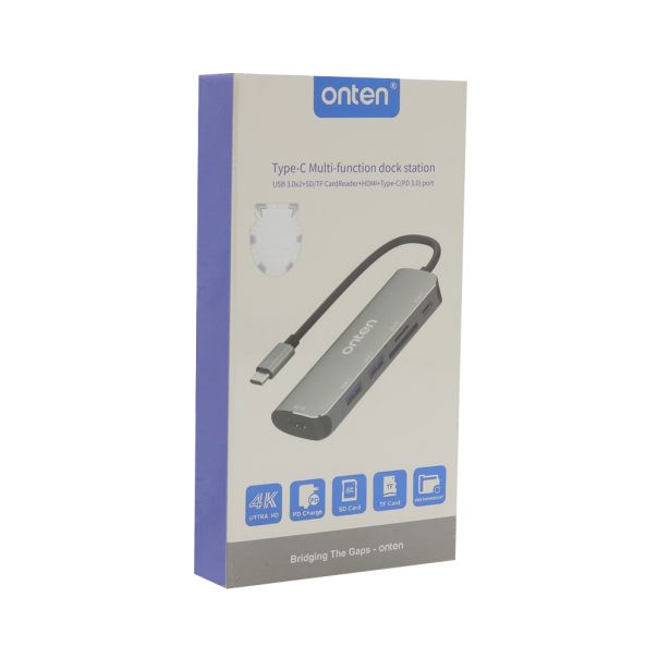 Hub USB Type-C Dock stanica sa HDMI 4K + SD/TF 3.0 + 2x USB 3.0 + USB Type-C - EP2878936