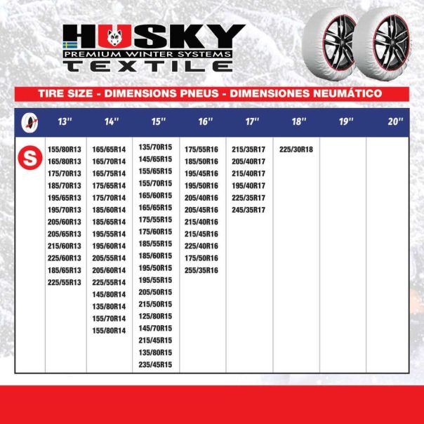 SUMEX Carapa za sneg velicina s 2kom - HUSTX01