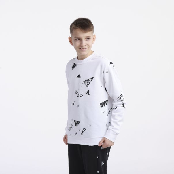 ADIDAS Duks jg bluv q3sweat BG - IA1575