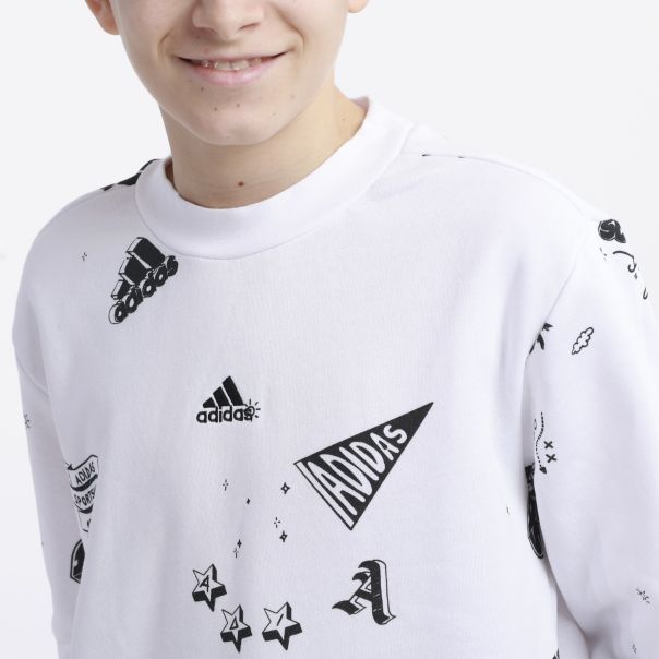 ADIDAS Duks jg bluv q3sweat BG - IA1575