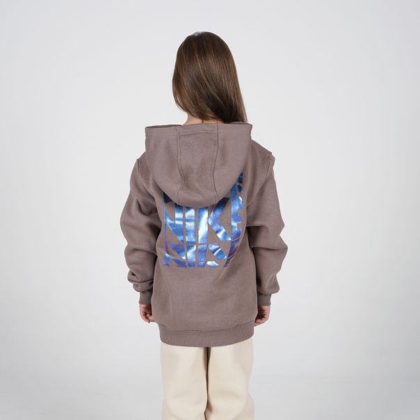 NIKE Duks sa kapuljačom nsw club flc hdy jdi hbr BG - IB2644-214