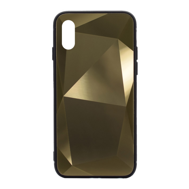 Maska za iPhone X/ XS zlatna Ice Color - 038460