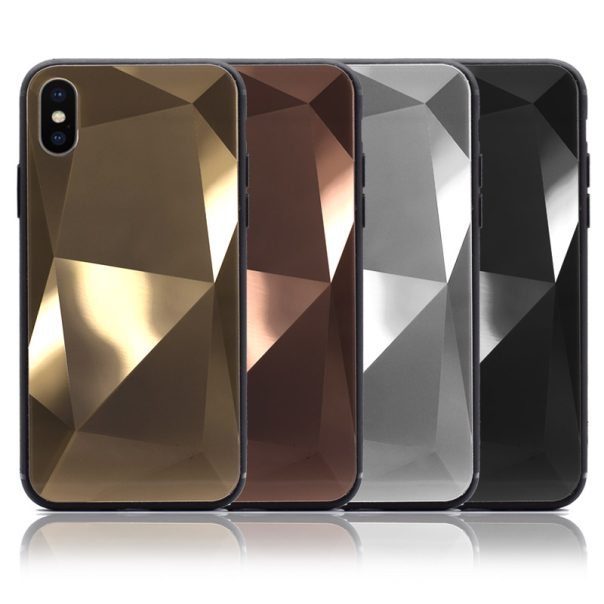 Maska za iPhone X/ XS zlatna Ice Color - 038460