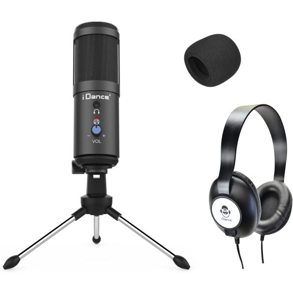 IDANCE Mikrofon Podcast Studio Pro, crna - 057022