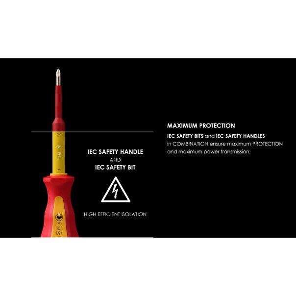 Felo VDE Safety Bit 1000V Pozidriv PZ2 x 115 03102590 - 03102590