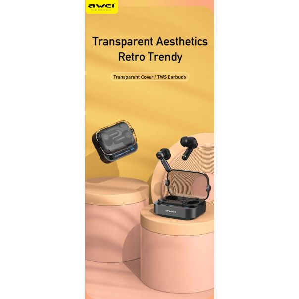 Slušalice AWEI T58 NC Bluetooth bubice crne - EP2950368