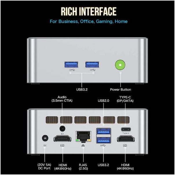 Mini PC GMKTec NucBox M3 Win11Pro - EP2872660