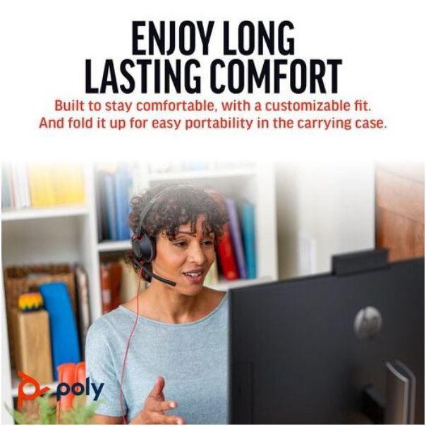 Slusalice Poly Blackwire 5220 Black 8X231A6 - EP2949981