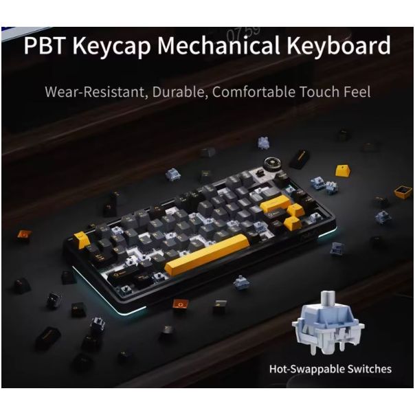 Tastatura AULA AU75 mehanicka Black/Orange - EP2895265