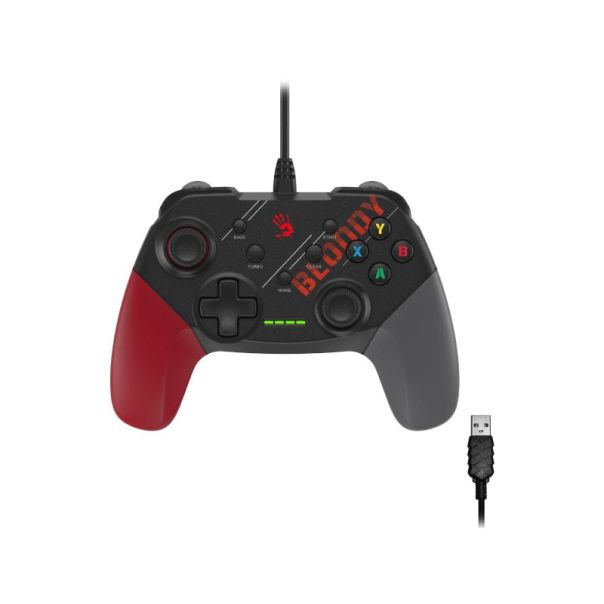 A4 TECH Džojstik Bloody wired gamepad GP30, crna/crvena - IGR00434