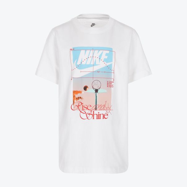 NIKE Majica kratak rukav nsw tee rise and shine BG - II0385-100