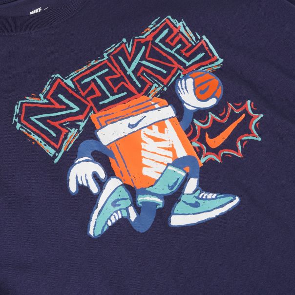 NIKE Majica kratak rukav nsw tee boxy hoops BG - IM9532-410