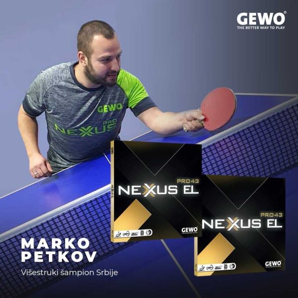 GEWO guma za stoni tenis Nexxus EL Pro 43 - 0010