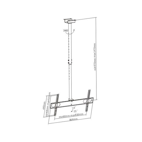 KETZZ Nosač za televizor TVN-K1103 37