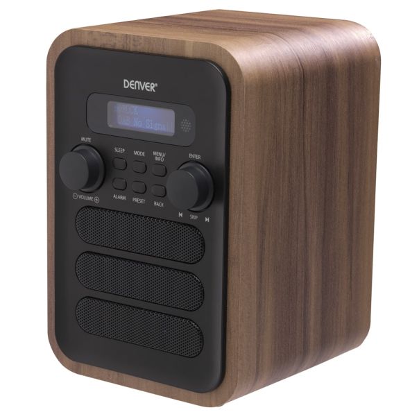 DENVER Radio prijemnik DAB-48, drvo - 153298