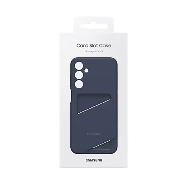 SAMSUNG Maska sa slotom za karticu za Galaxy A25, crna - EF-OA256-TBE