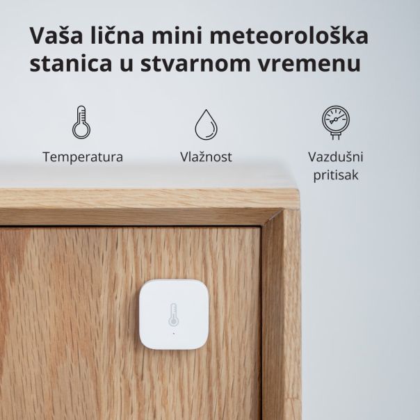 AQARA Senzor temperature i vlažnosti WSDCGQ11LM - WSDCGQ11LM