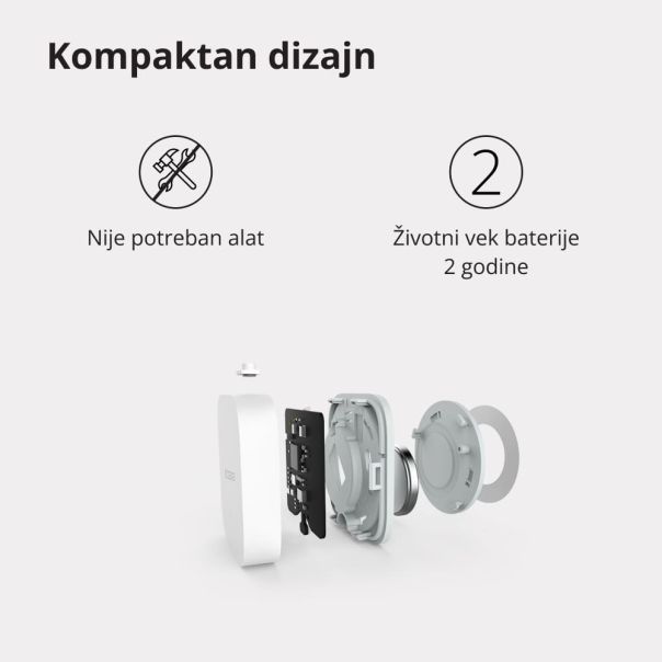 AQARA Senzor temperature i vlažnosti WSDCGQ11LM - WSDCGQ11LM