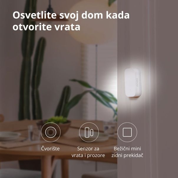 AQARA Senzor za vrata i prozor T1 - DW-S03D