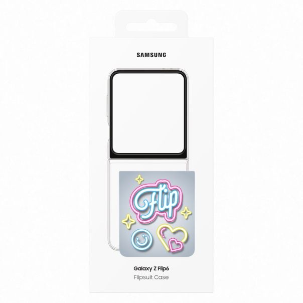 SAMSUNG  Zaštitna maska za Galaxy Z Flip 6 FlipSuit, transparentna - EF-ZF741-CTE