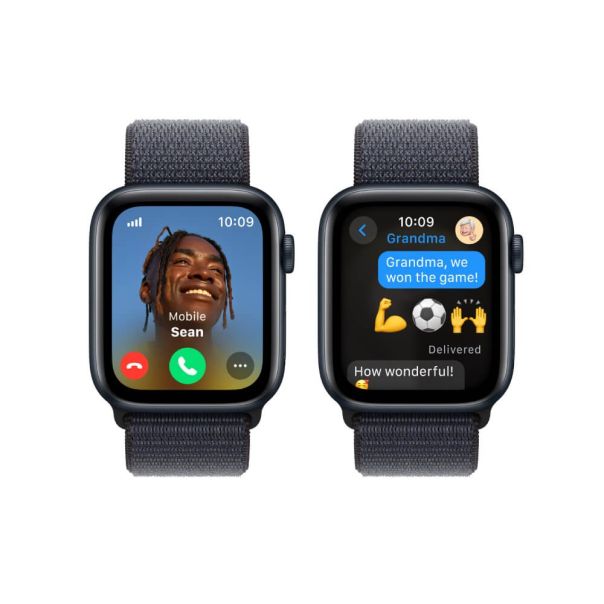 APPLE Pametni sat SE 2024 44mm GPS Midnight Alu Case/Ink Sport Loop - 1780100