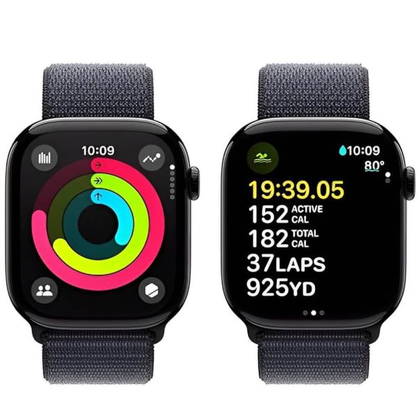 APPLE Pametni sat S10 GPS 46mm Jet Black Alu Case/Ink Sport Loop, crna - 1780058