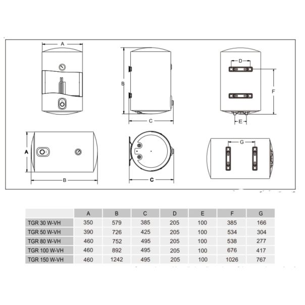 GORENJE Bojler TGR80W-VH - 27175-1
