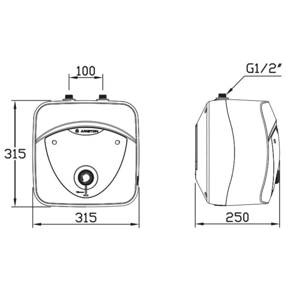 ARISTON Protočni bojler Andris Lux 6 UR - 23494