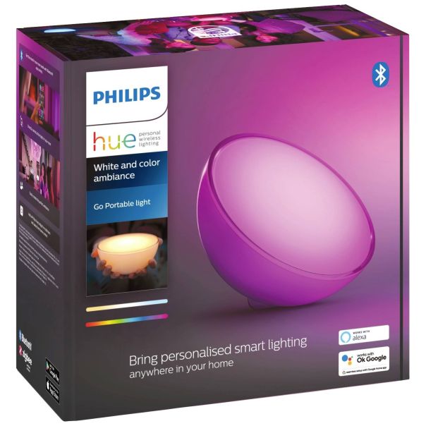 PHILIPS Pametna stona lampa COL HUE GO V2, bela - 18137
