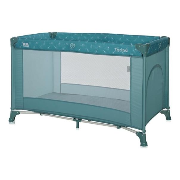 LORELLI Prenosivi krevetac Torino Arctic floral, plava - 10080452214