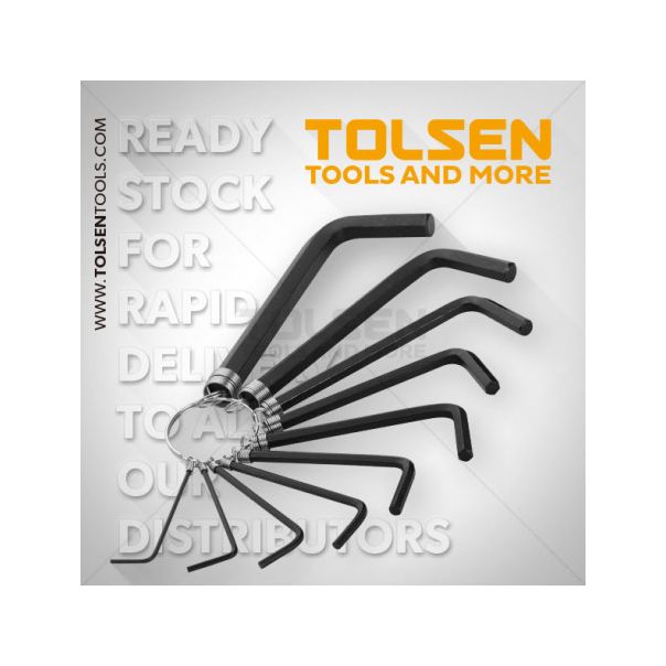 TOLSEN Imbus ključevi set od 10 kom - 4031